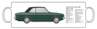 Ford Cortina MkII 1600GT 1966-70 Mug 2